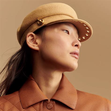 hermes vauban cap|HERMES Wool Womens Vauban Cap Sailor 57 Beige .